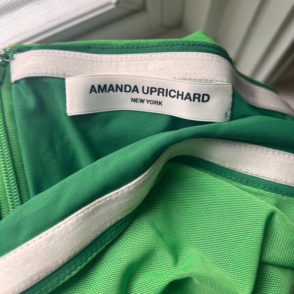 Amanda Uprichard x Revolve Anja Mini Dress (Grass) - Picture 5 of 7